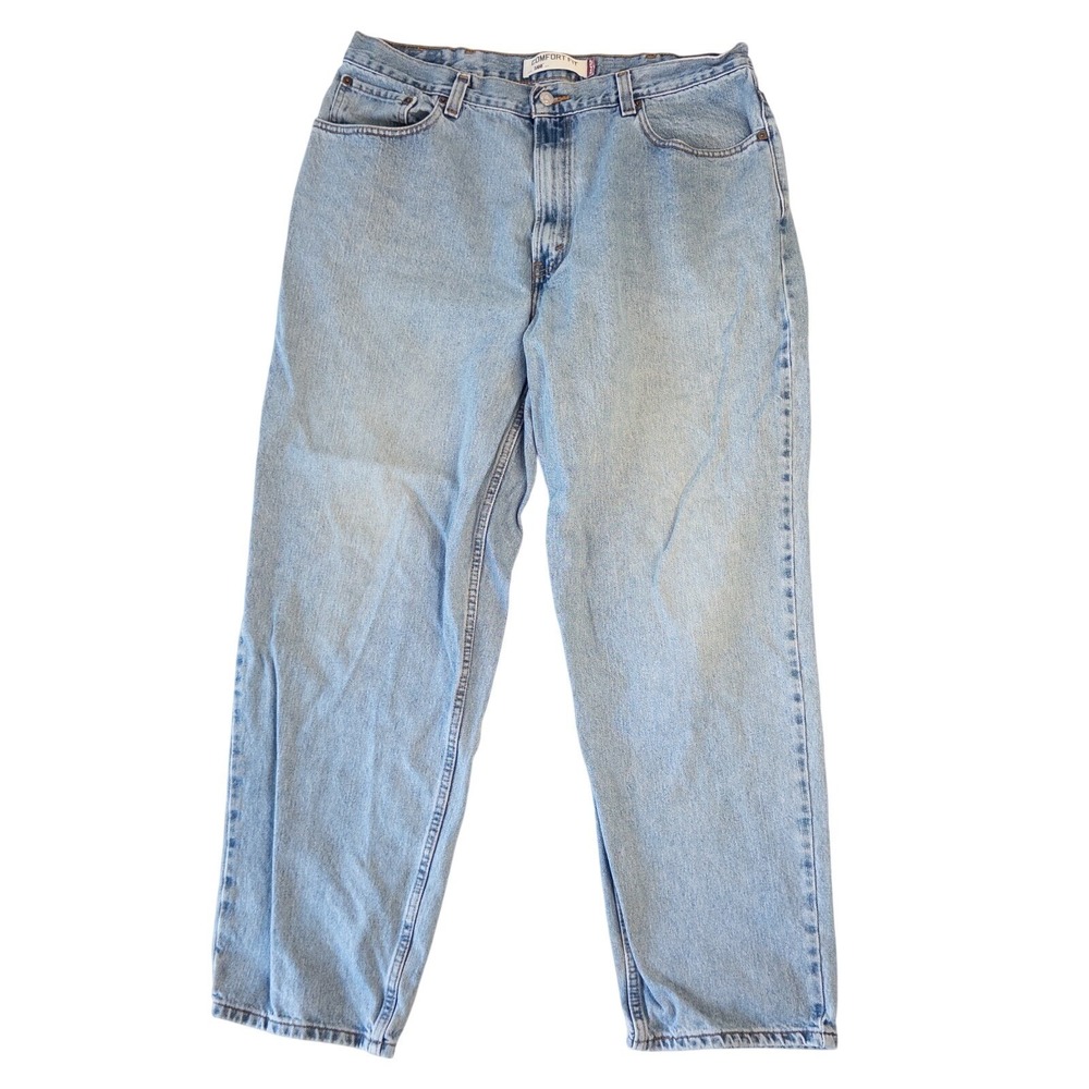 Levis 560 Jeans 38x32 Comfort Fit Light Wash‎ Tapered Y2K Streetwear Denim